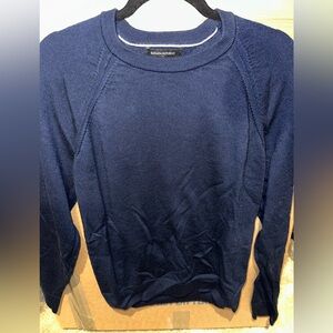 Banana Republic Classic Navy Crew Neck Sweater